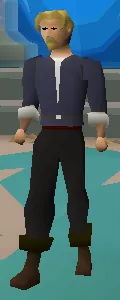 My character after some appearance changes.